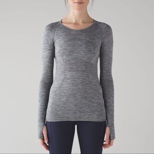 Lululemon Swiftly Tech Long Sleeve - Lt. Gray